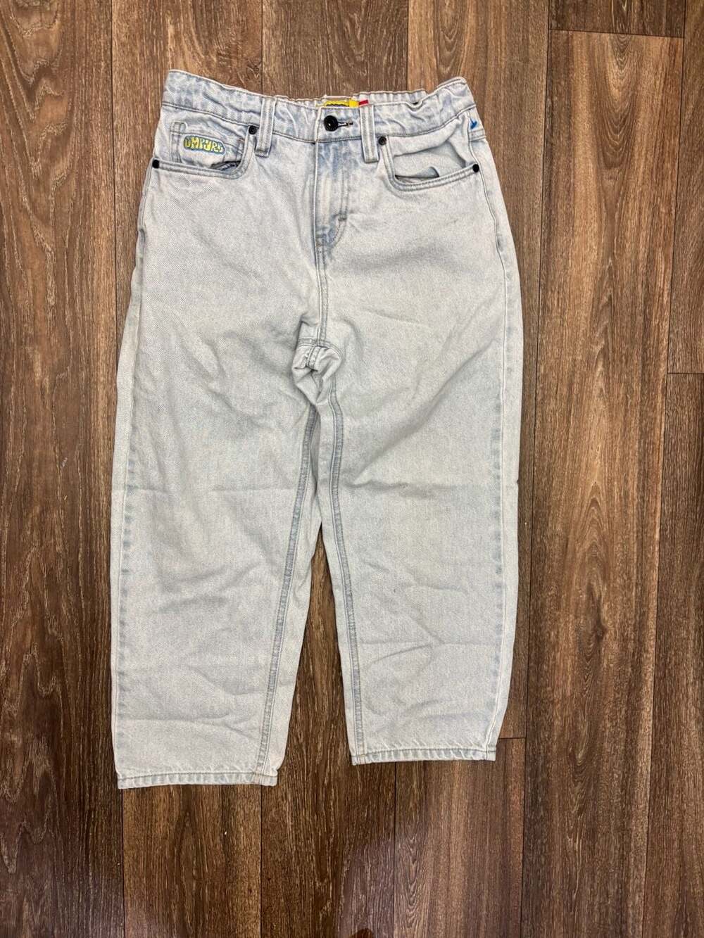 Empyre Loose Fit Skate Jeans Size 25 Light Wash